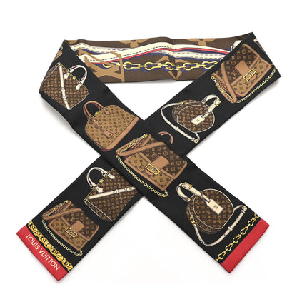 Louis Vuitton Silk Monogram Tribute To Bandeau Marron 1 of 4