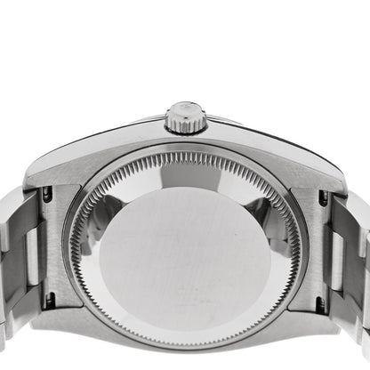 Rolex Stainless Steel 34mm Oyster Perpetual Watch Olive Green 114200 4 of 5