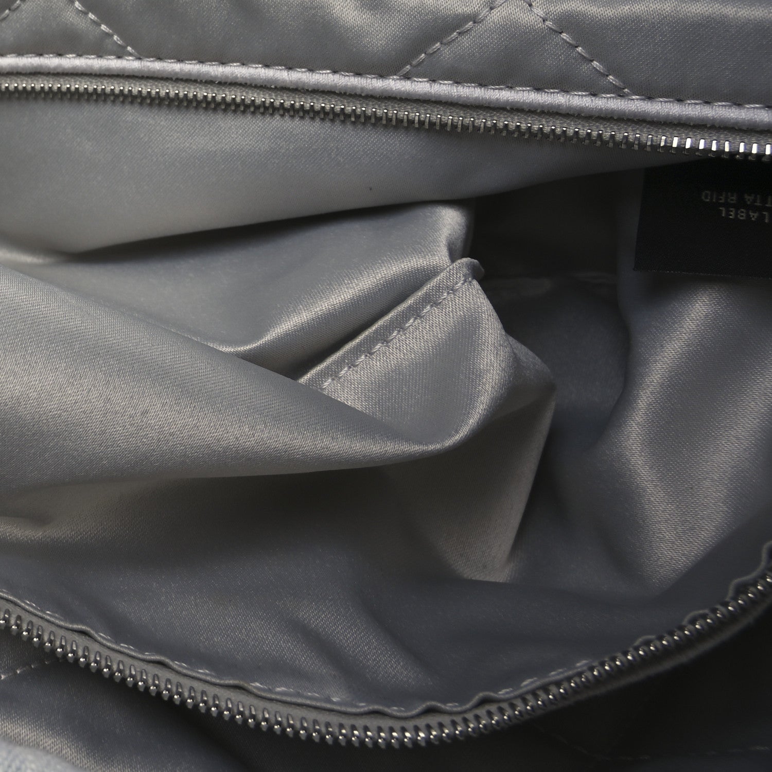 Fendi X MARC JACOBS Bleached Denim Logo Maxi Baguette Off White 8 of 12