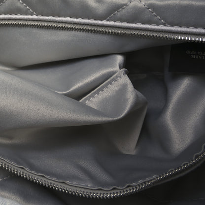 Fendi X MARC JACOBS Bleached Denim Logo Maxi Baguette Off White 8 of 12