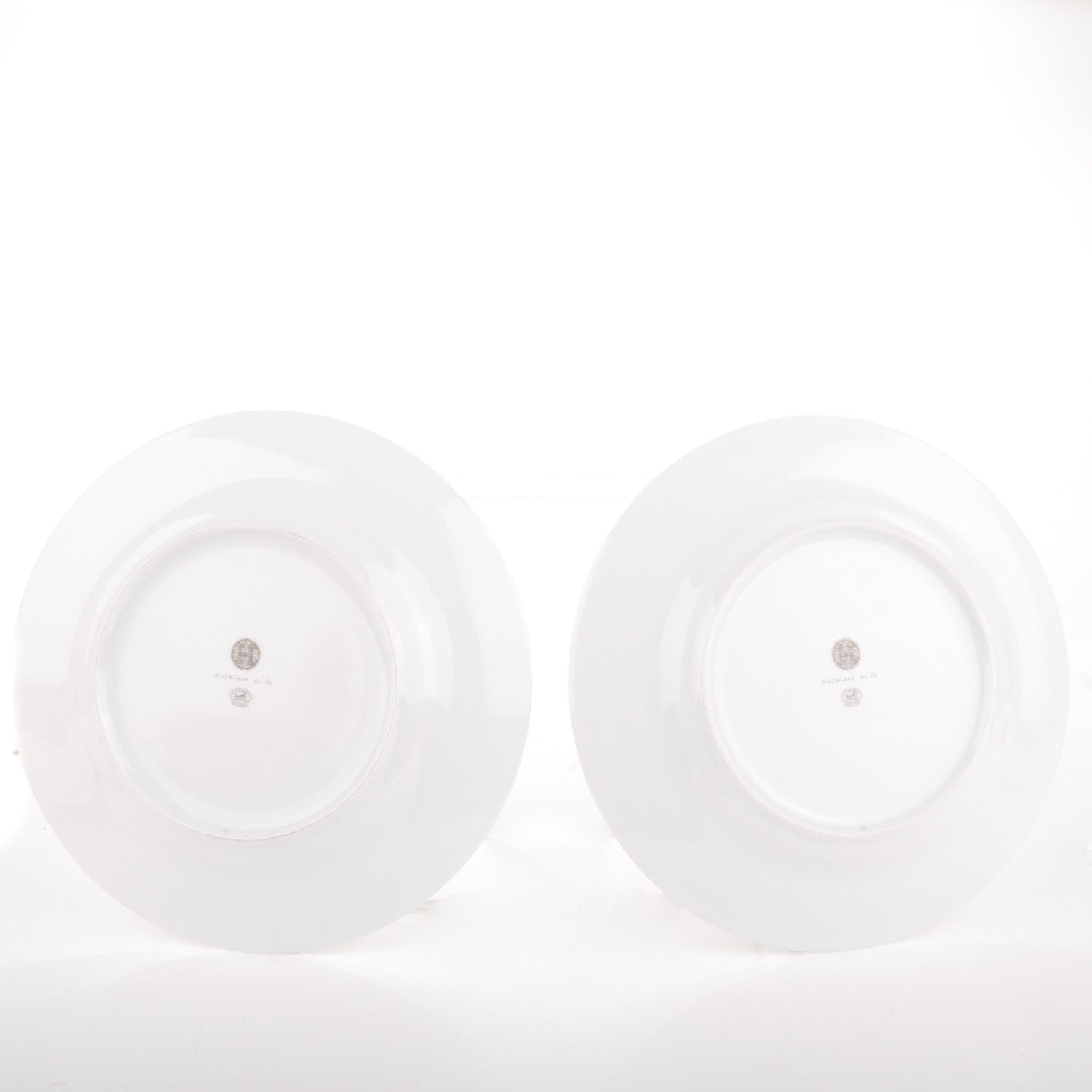 Hermes Porcelain Mosaique Au 24 Platine Dinner Plate Set of 2 3 of 5