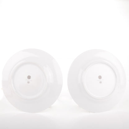 Hermes Porcelain Mosaique Au 24 Platine Dinner Plate Set of 2 3 of 5