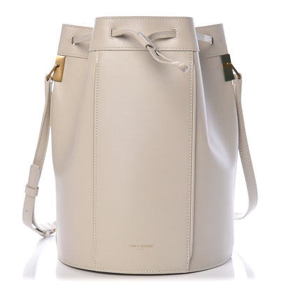 Saint Laurent Smooth Calfskin Medium Talitha Bucket Bag Vintage White 1 of 9
