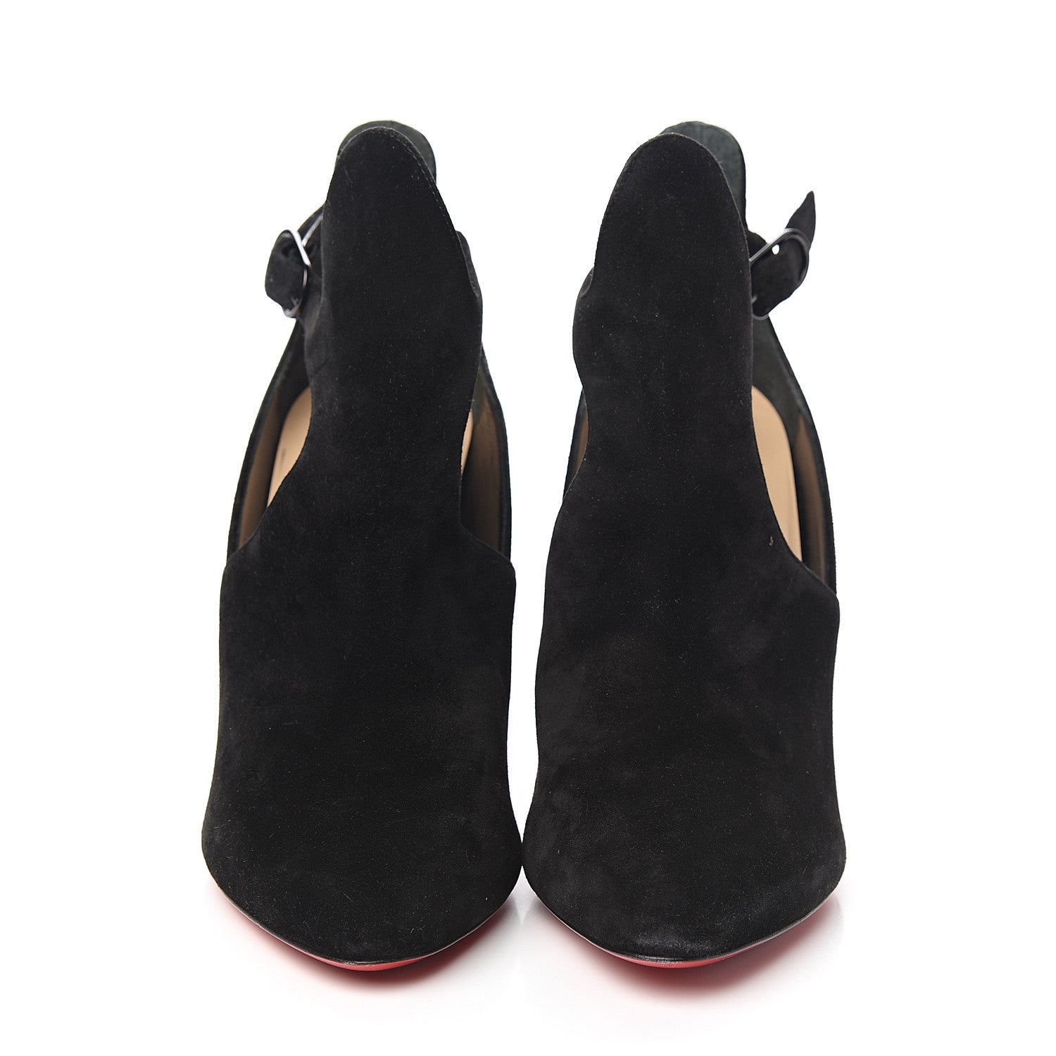 Christian Louboutin Veau Velours Canadada 100 Booties 39 Black 2 of 7