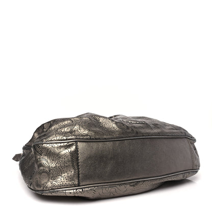 Burberry Lace Leather Avondale Hobo Metallic 4 of 12