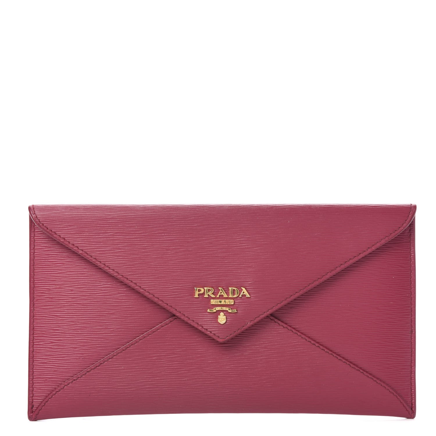 Prada Vitello Move Envelope Wallet Ibisco 1 of 8