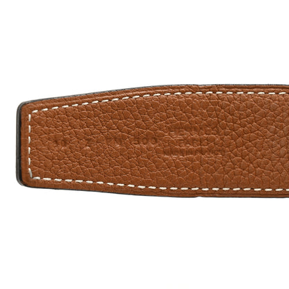 Hermes Box Togo 32mm H Belt 80/32 Black Gold 3 of 7