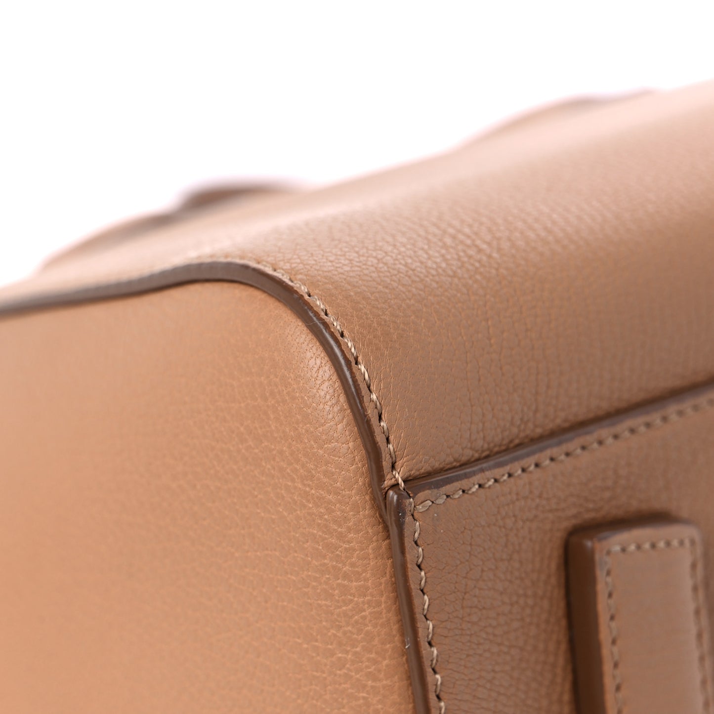 Sugar Goatskin Small Antigona Caramel