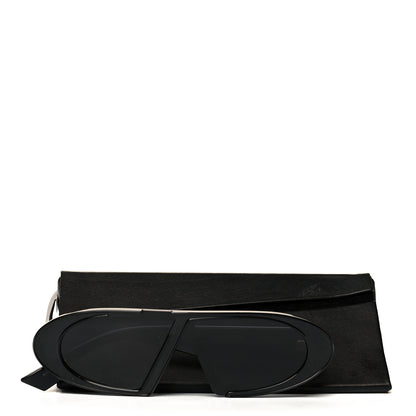 Christian Dior Acetate Oblique Oval Sunglasses Black 9 of 9