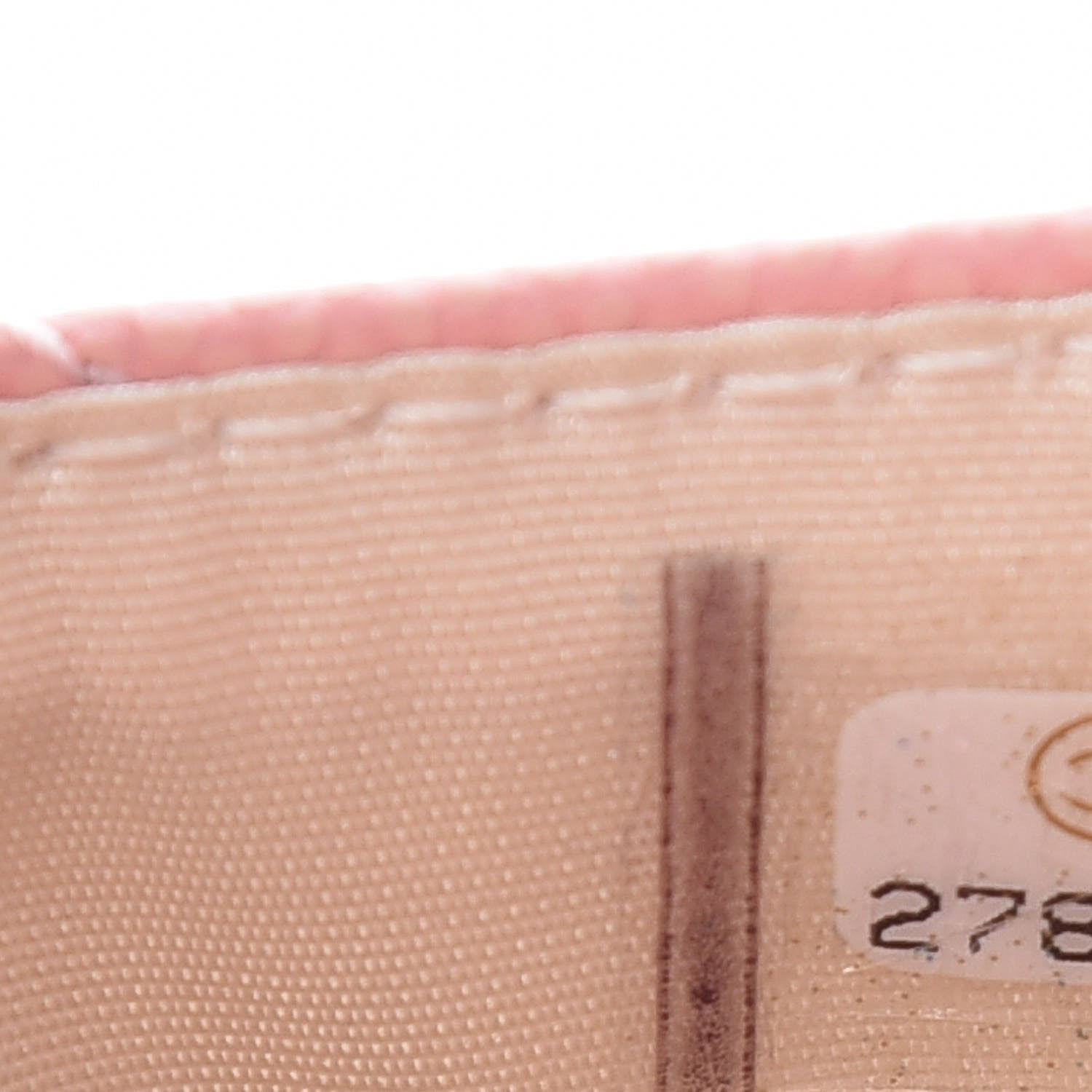 Chanel Caviar Chevron Quilted Card Holder Pink 8 of 9