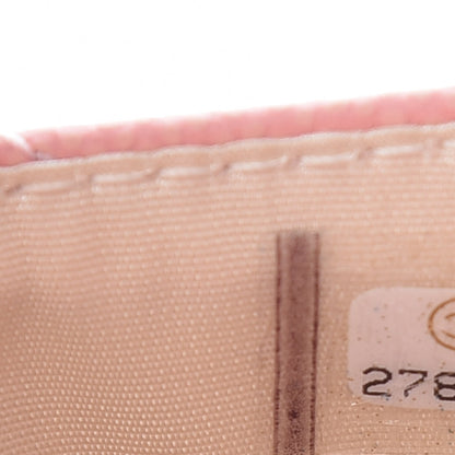 Chanel Caviar Chevron Quilted Card Holder Pink 8 of 9