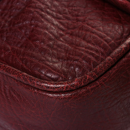 Chanel Distressed Lambskin Lady Braid Flap Burgundy 9 of 11