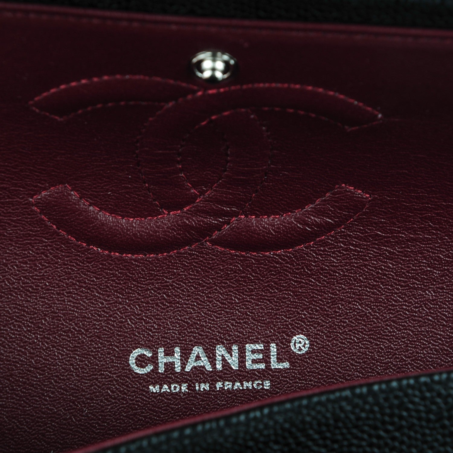 Chanel Caviar Quilted Medium Double Flap Black 6 of 8