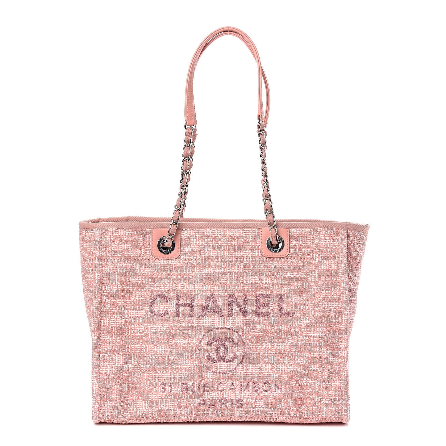 Canvas Small Deauville Tote Pink