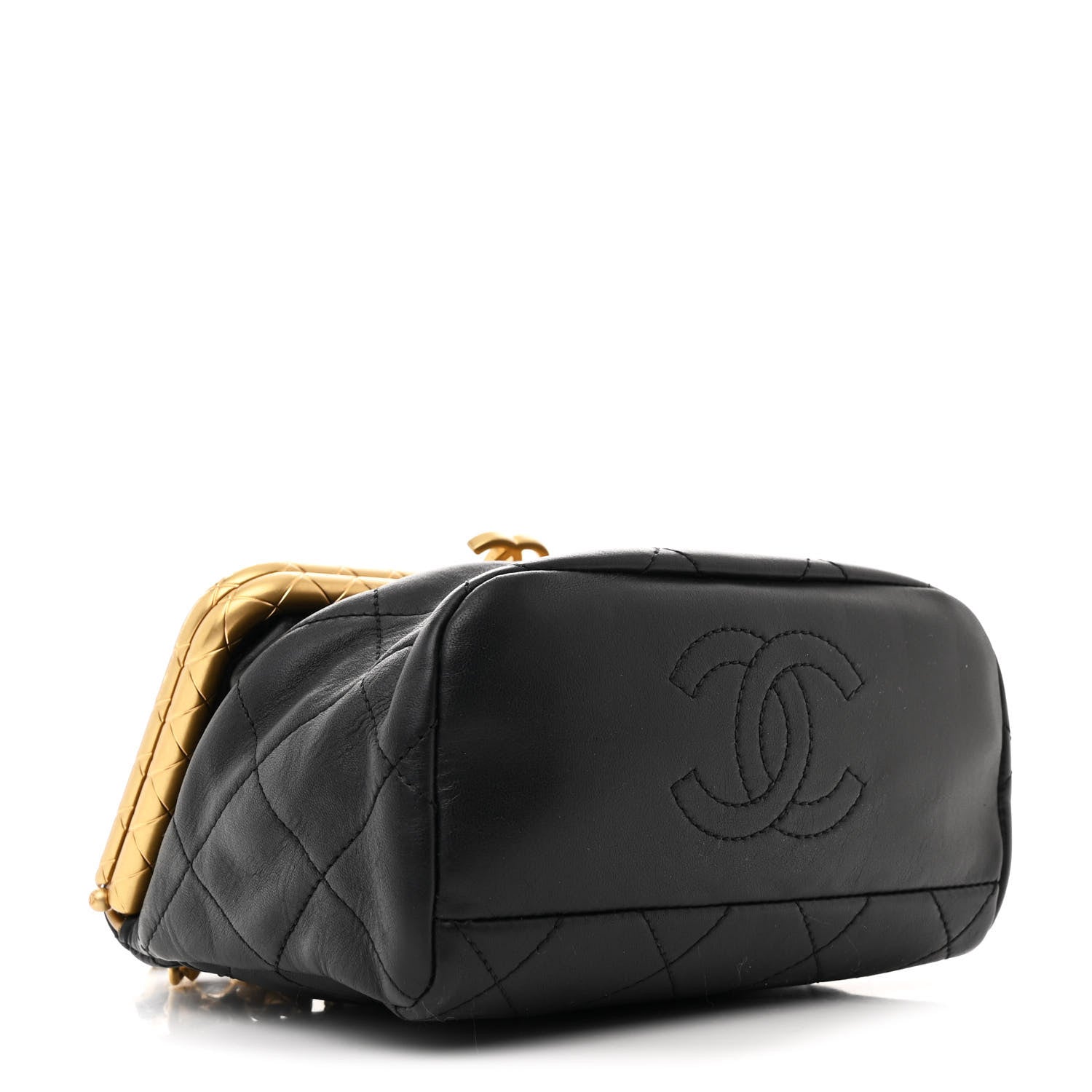 Chanel Lambskin Quilted My Crush Bag Black 4 of 10