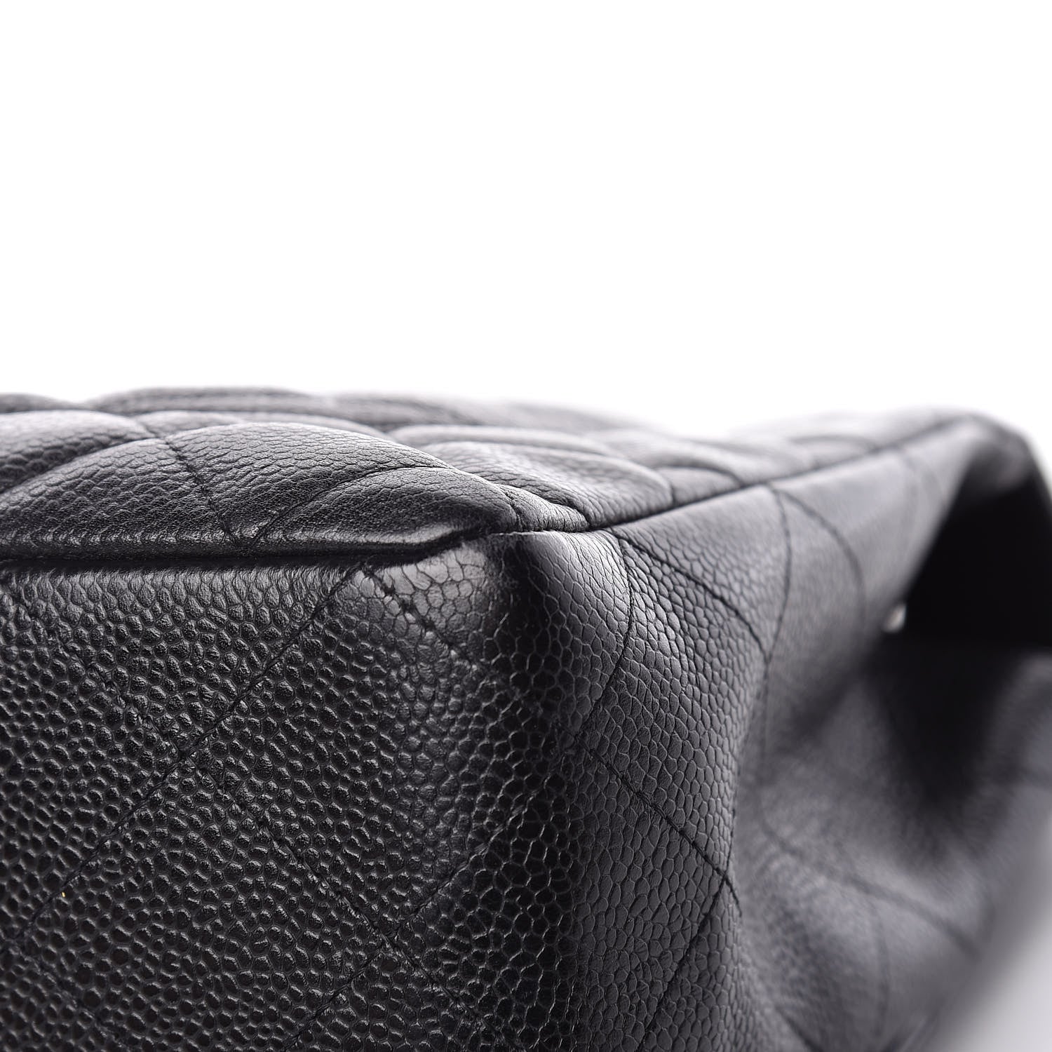 Chanel Caviar Quilted Jumbo Single Flap Black 12 of 13