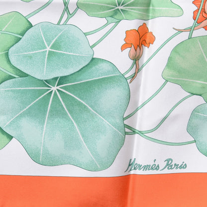Hermes Silk Les Capucines Scarf 90 5 of 6
