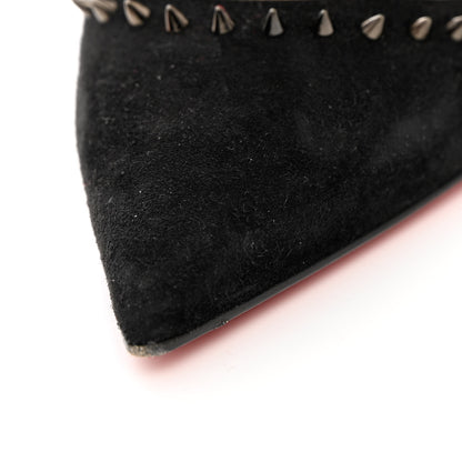 Christian Louboutin Veau Velours Anjalina 100 Pumps 39 Black 8 of 19