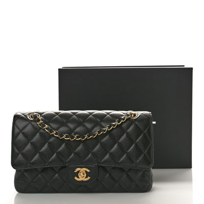 Chanel Caviar Quilted Medium Double Flap Black 11 of 11