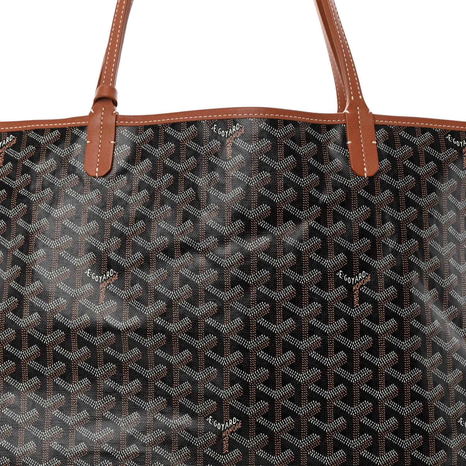 Goyard Goyardine Saint Louis GM Black Gold 9 of 18