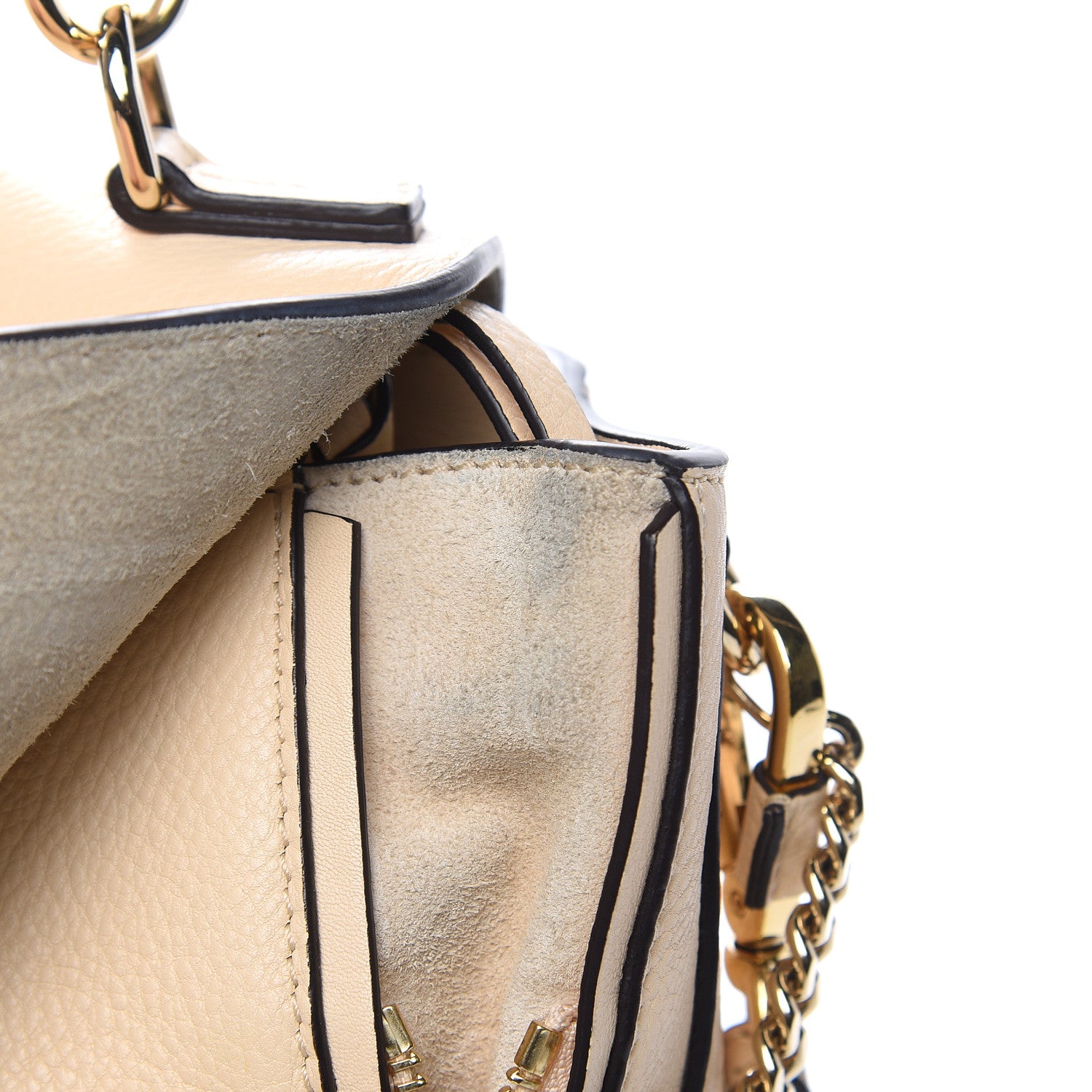 Chloe Calfskin Small Faye Day Shoulder Bag Blondie Beige 12 of 12