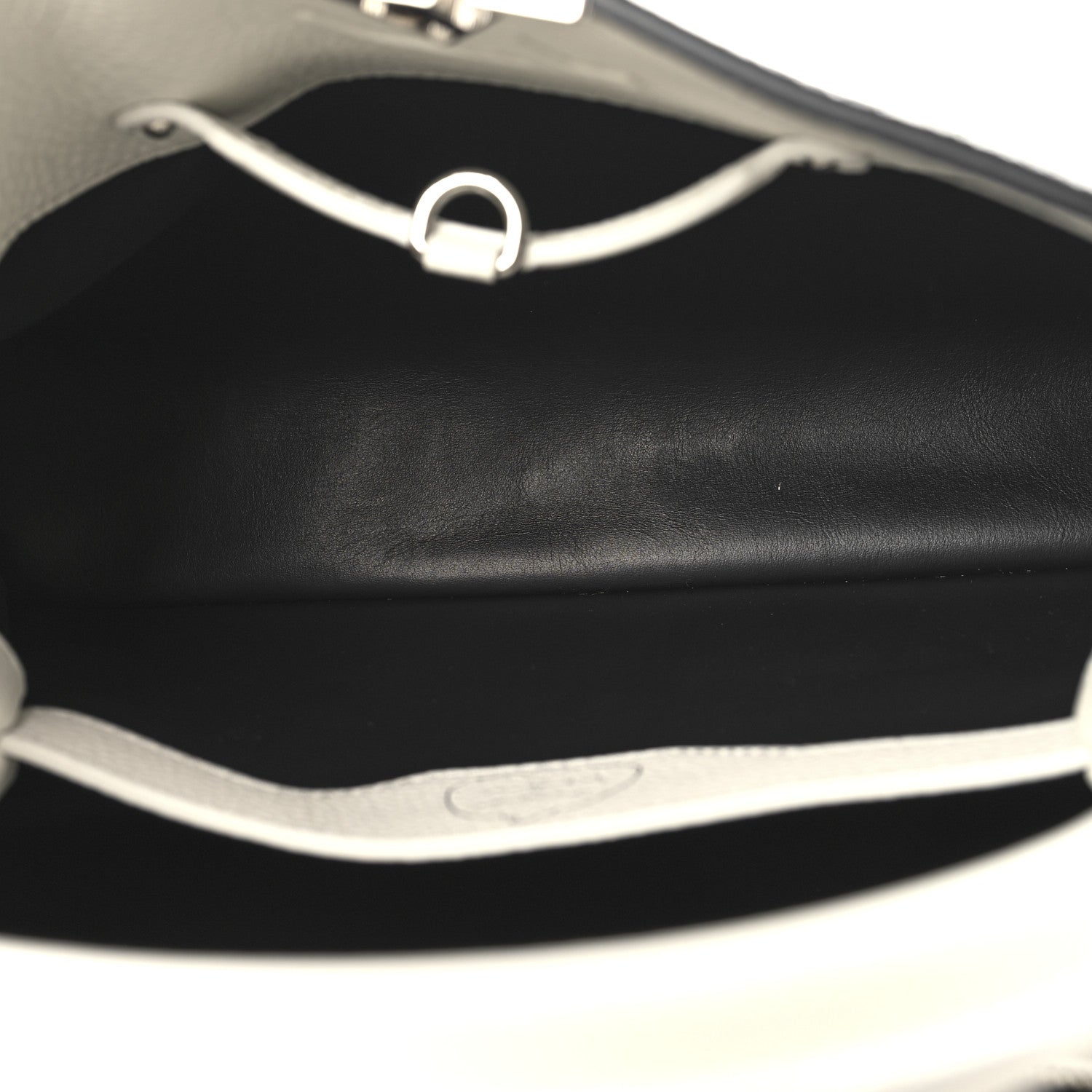 Louis Vuitton LV X YK Taurillon Psychedelic Capucines MM Black White 4 of 8