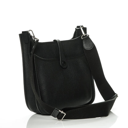 Hermes Taurillon Clemence Evelyne III PM Black 3 of 7