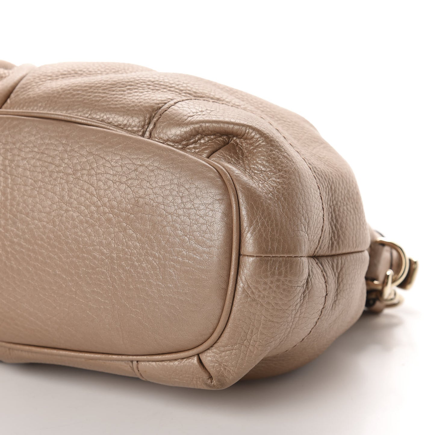 Metallic Calfskin Medium Sukey Top Handle Bag Pink