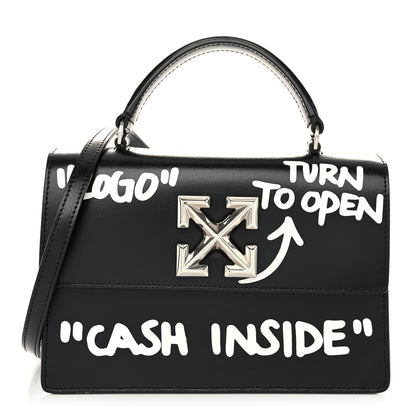 Off-White Calfskin Salary Jitney 1.4 Shoulder Bag Black 1 of 15