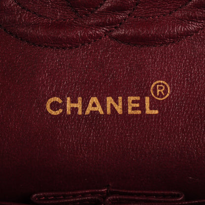 Chanel Lambskin Quilted Medium Double Flap Black 7 of 10