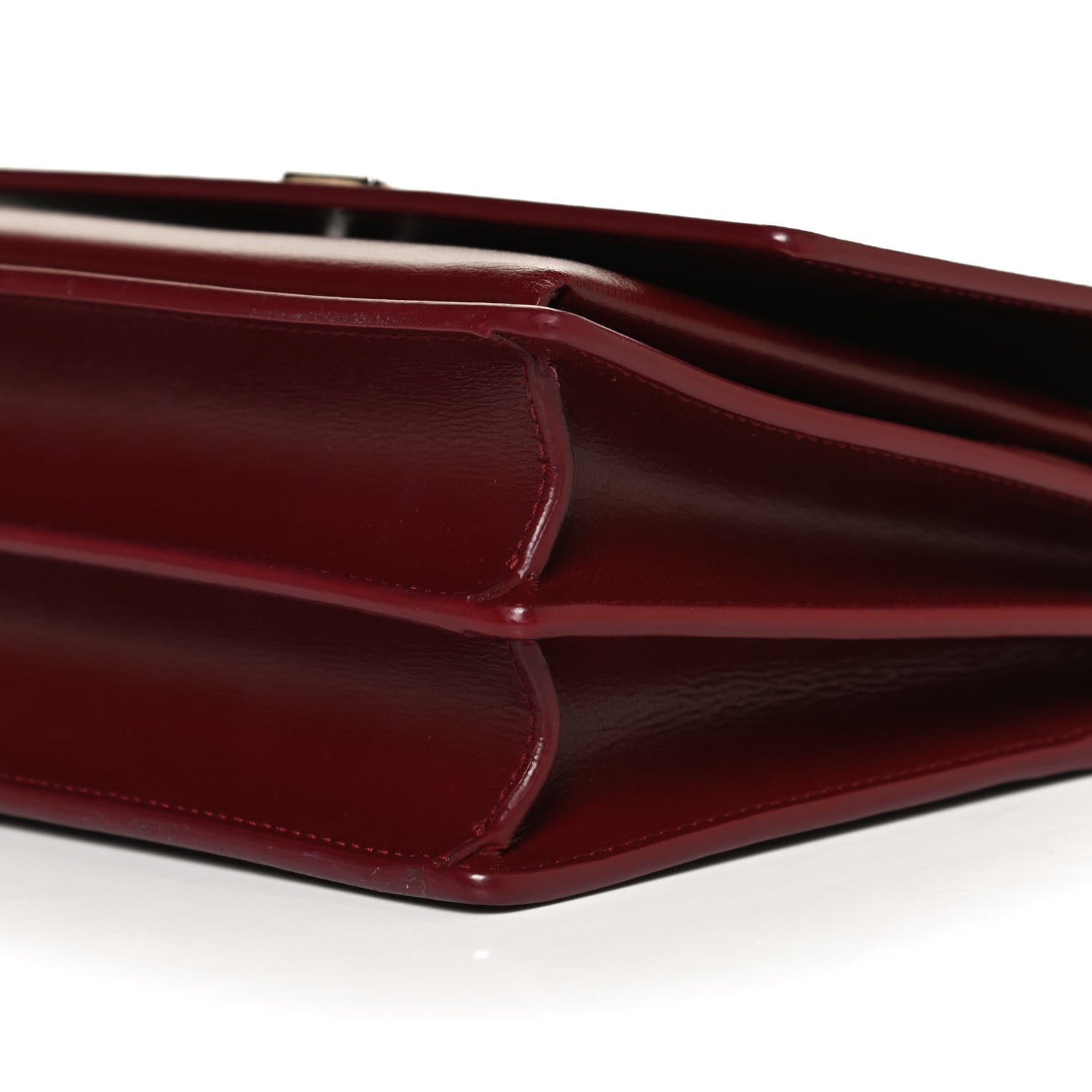 Saint Laurent Calfskin Medium Monogram Sunset Pallisandre 12 of 12