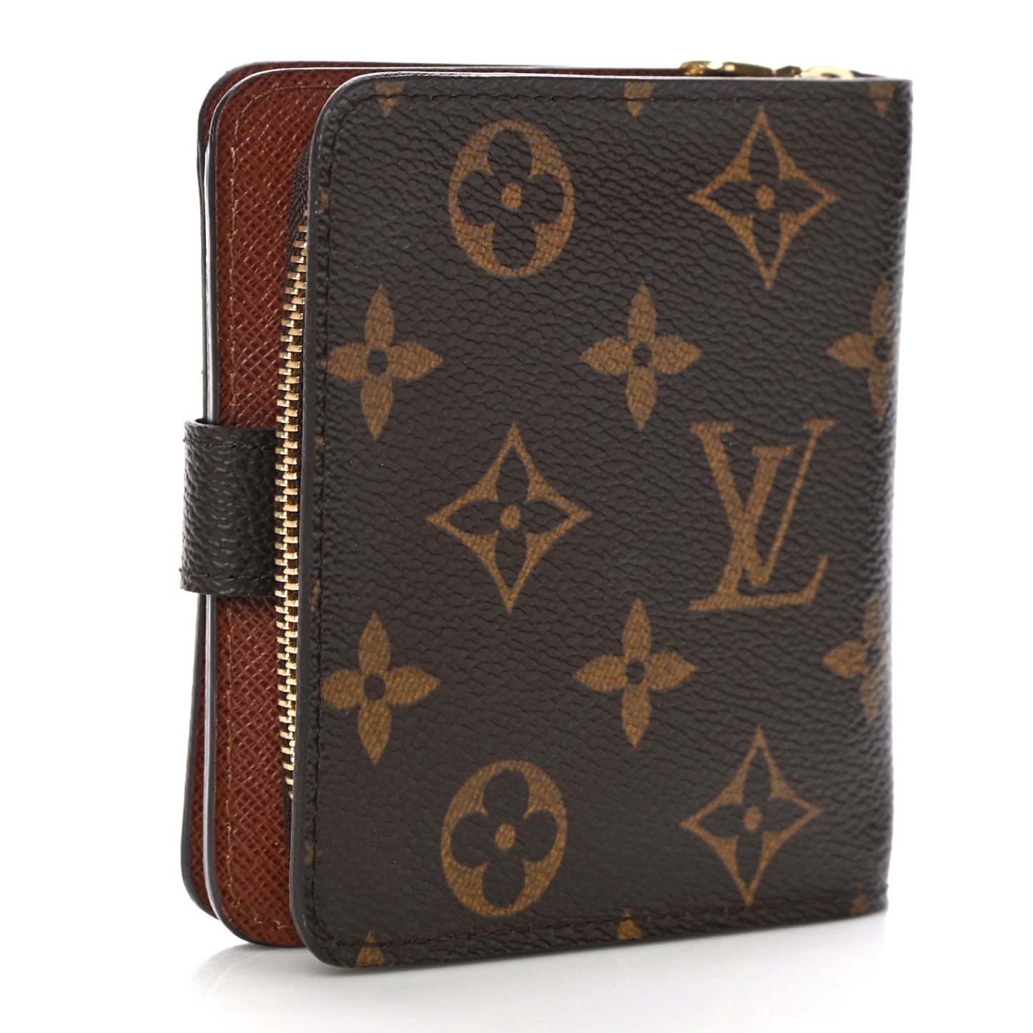 Monogram Compact Zippe Zipped Wallet
