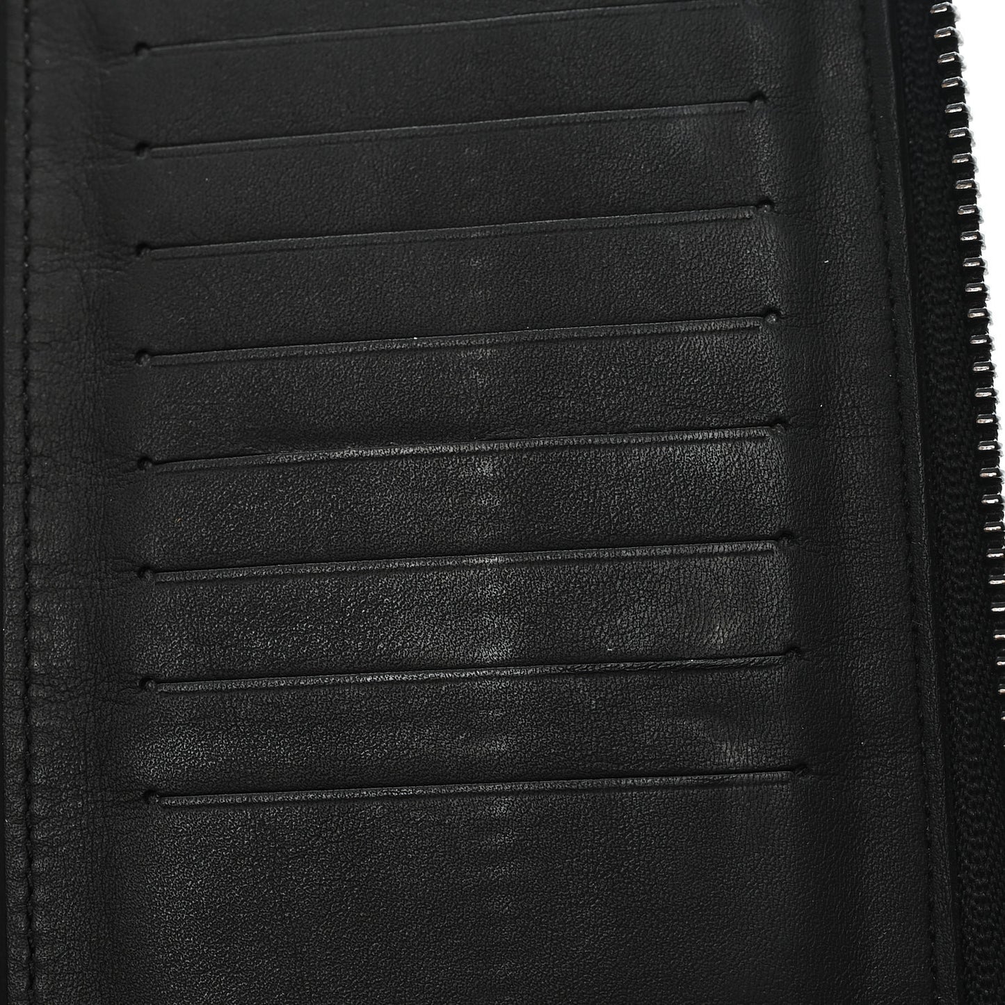 Calfskin Monogram Shadow Vertical Zippy Wallet Black