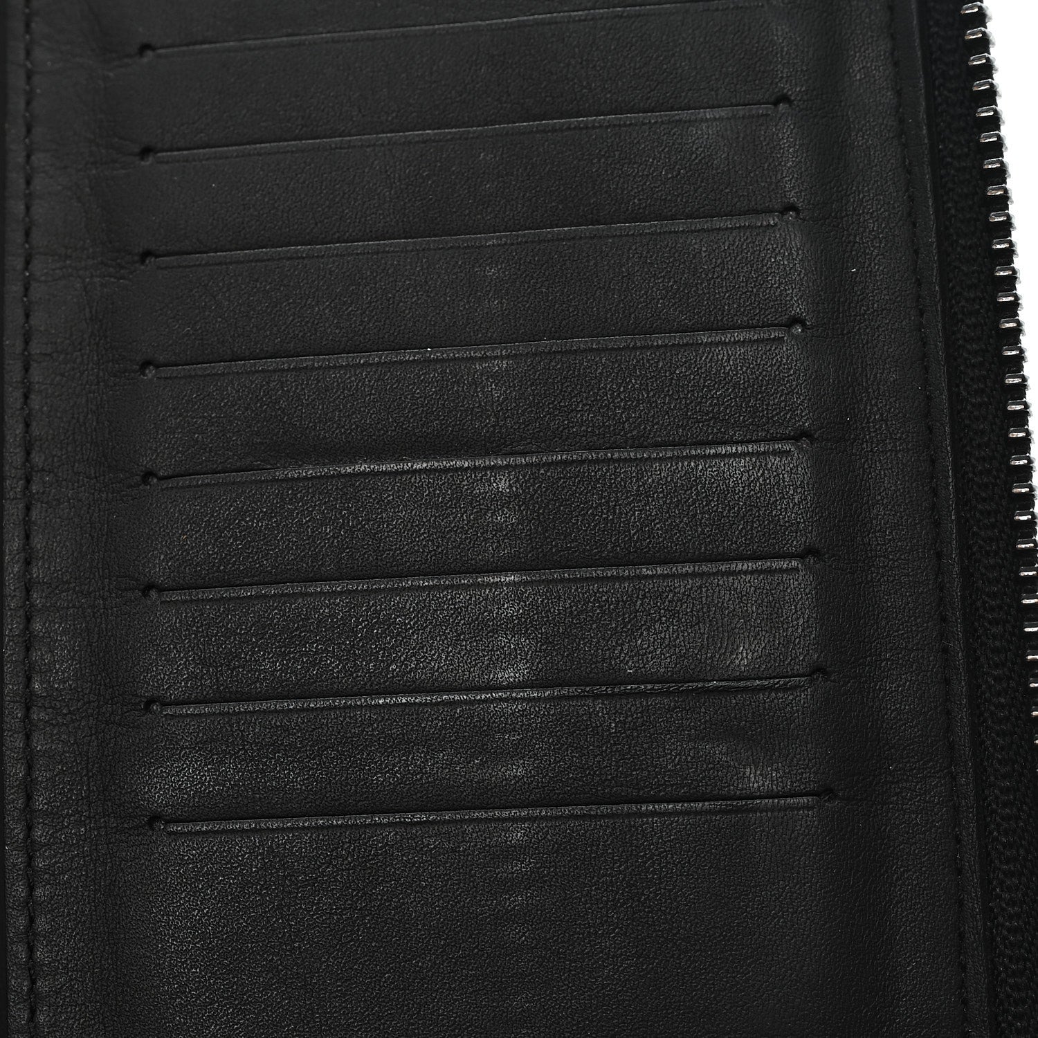Louis Vuitton Calfskin Monogram Shadow Vertical Zippy Wallet Black 7 of 8