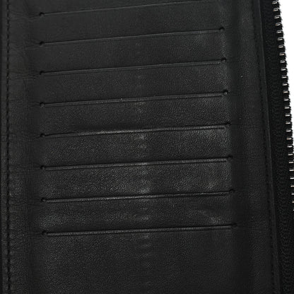 Louis Vuitton Calfskin Monogram Shadow Vertical Zippy Wallet Black 7 of 8