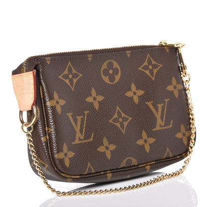 Louis Vuitton Monogram Complice Trunks and Bags Mini Pochette Accessories Beige 3 of 9