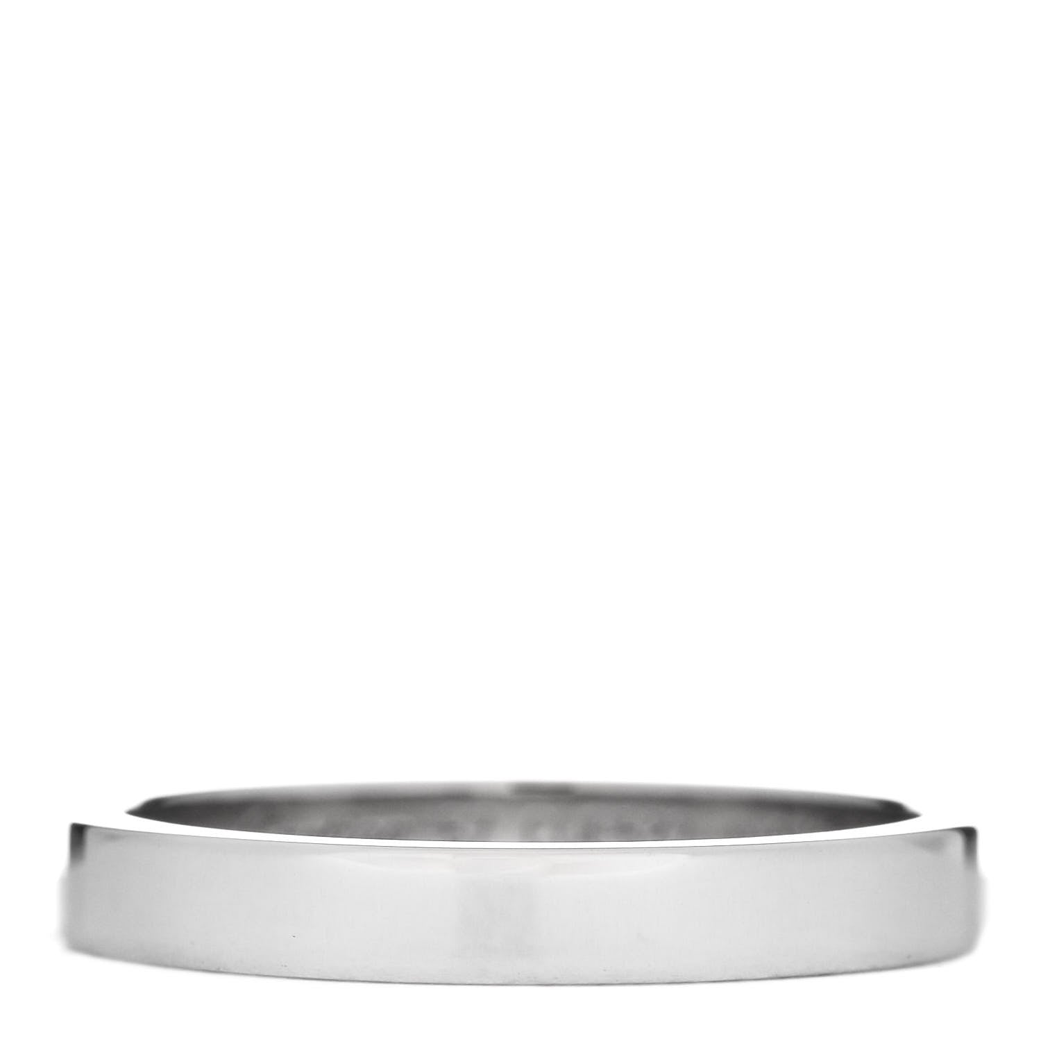 Cartier Platinum 3mm C De Cartier Wedding Band Ring 57 8 3 of 4