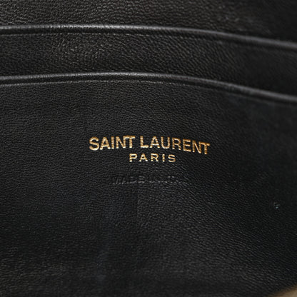 Saint Laurent Grain De Poudre Matelasse Monogram Mini Lou Camera Bag Black 6 of 10