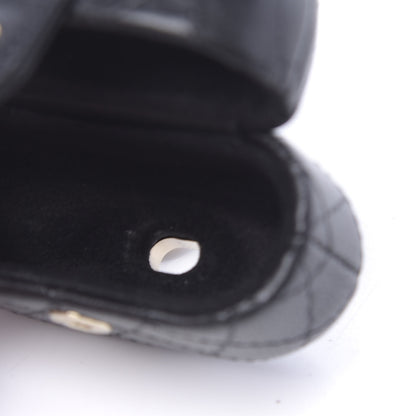 Chanel Lambskin Quilted Airpods Pro Case With Chain Black 5 of 8