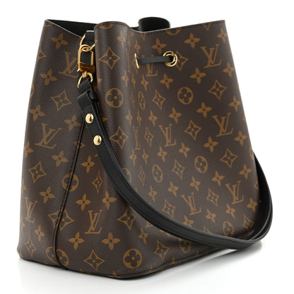 Louis Vuitton Monogram Neonoe MM Black 3 of 10