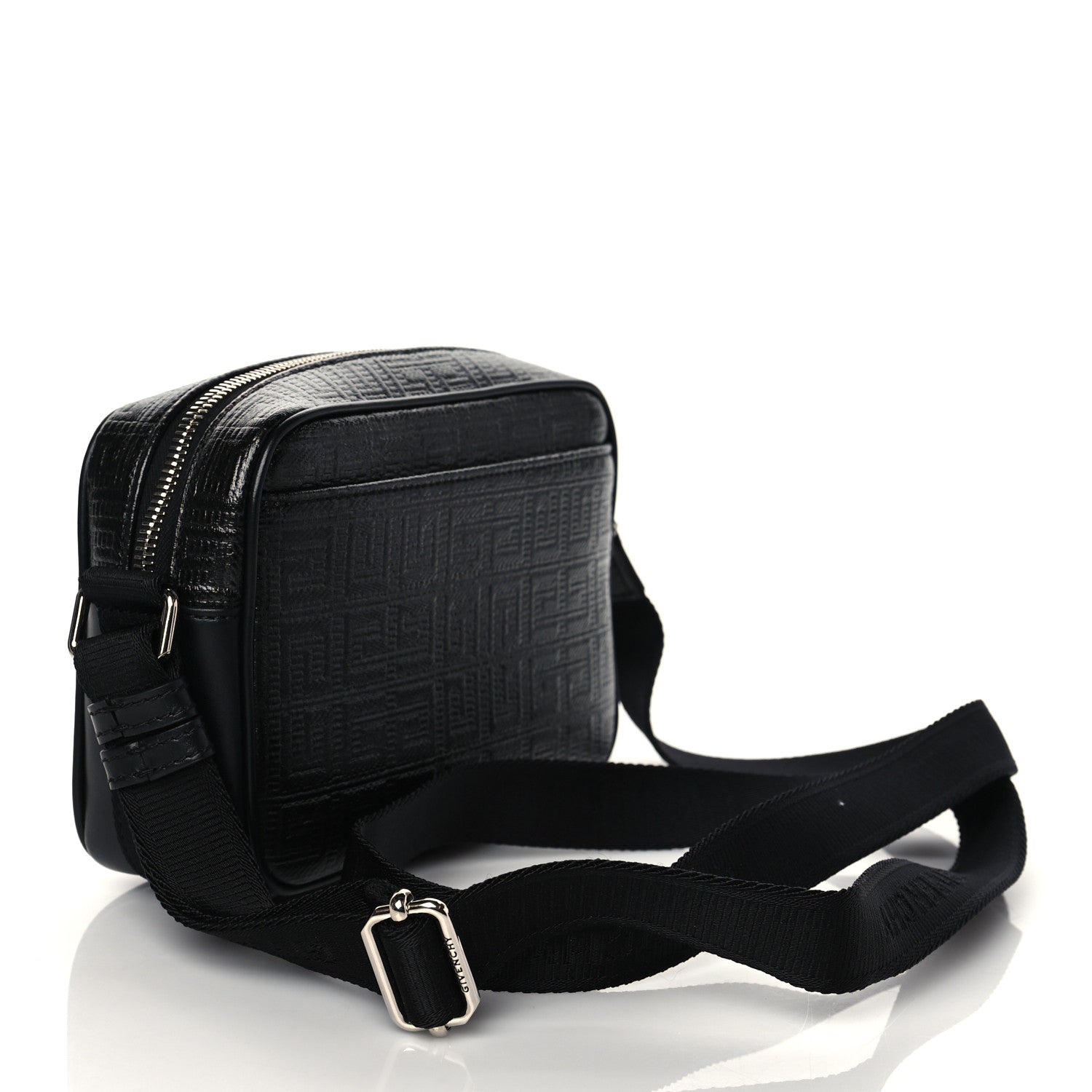 Givenchy Coated Canvas Logo Embossed G Essentials Camera Bag Black 3 of 10