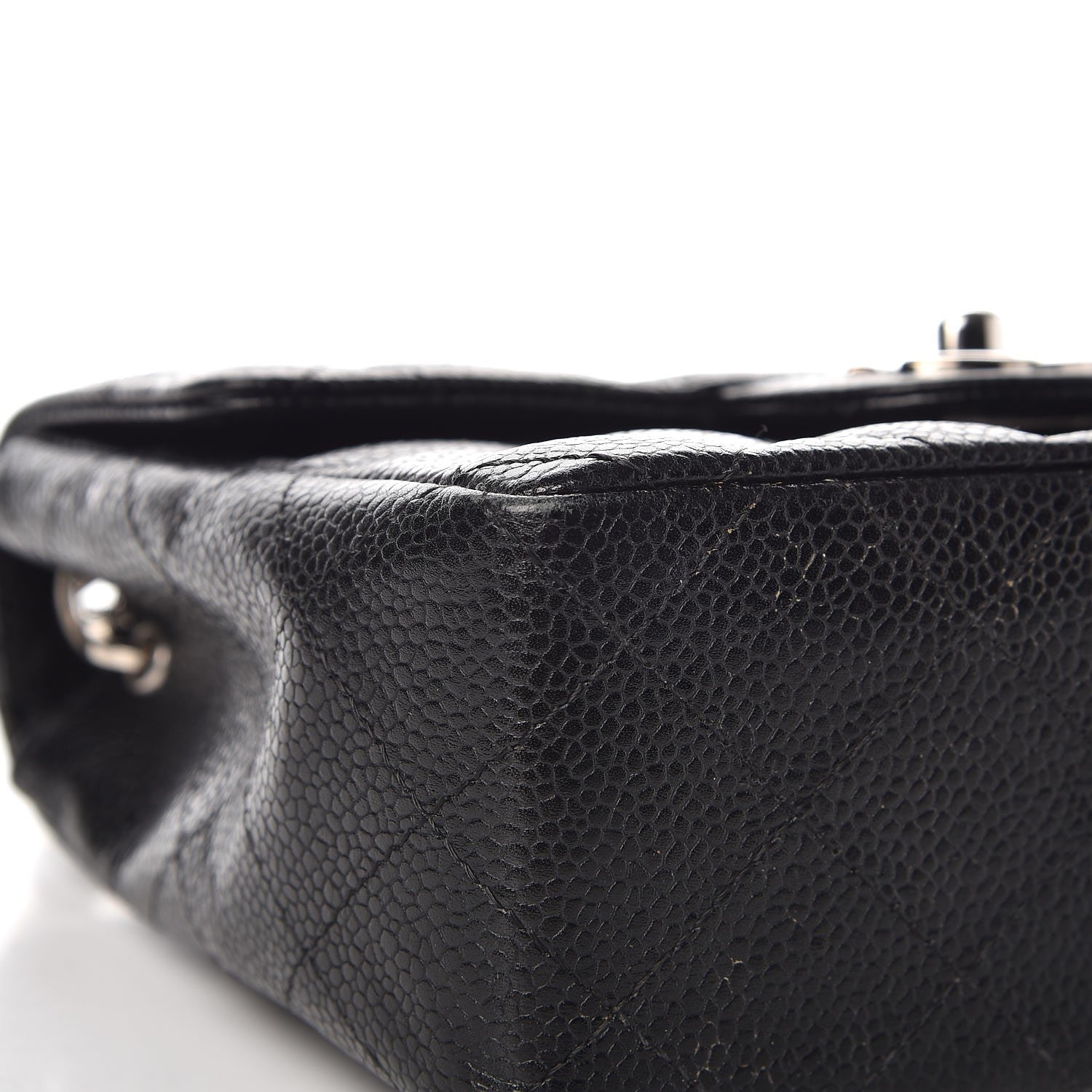 Chanel Caviar Quilted Mini Square Flap Black 9 of 12