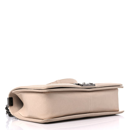 Chanel Caviar Quilted New Medium Boy Flap Beige 4 of 16
