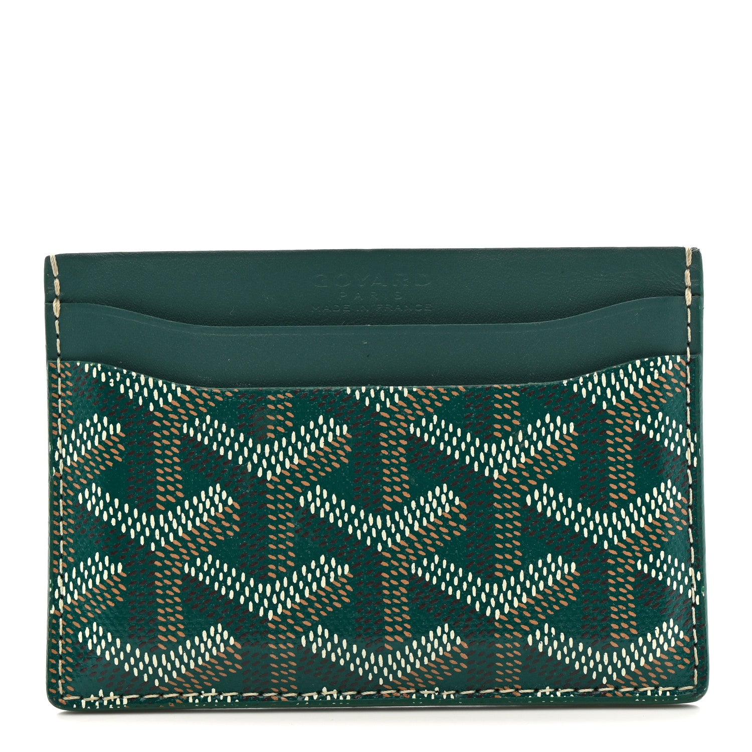 Goyard Goyardine Saint Sulpice Card Holder Green 1 of 7