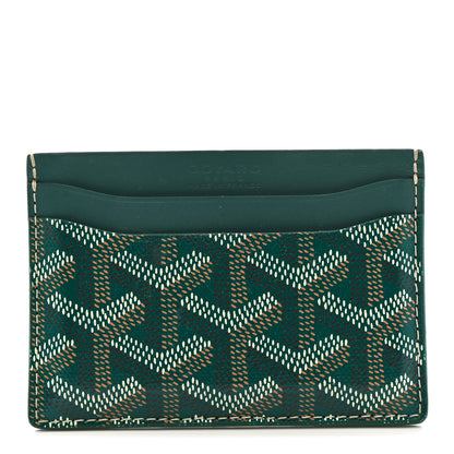 Goyard Goyardine Saint Sulpice Card Holder Green 1 of 7