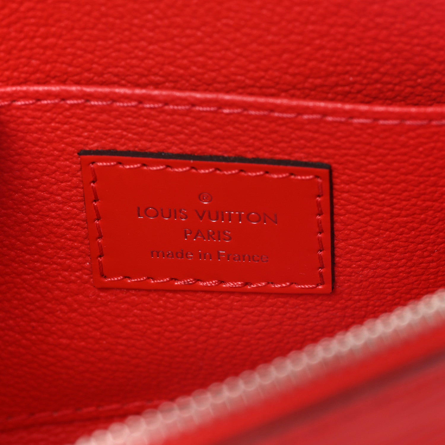Louis Vuitton Epi Cosmetic Pouch PM Rouge Louis 6 of 6
