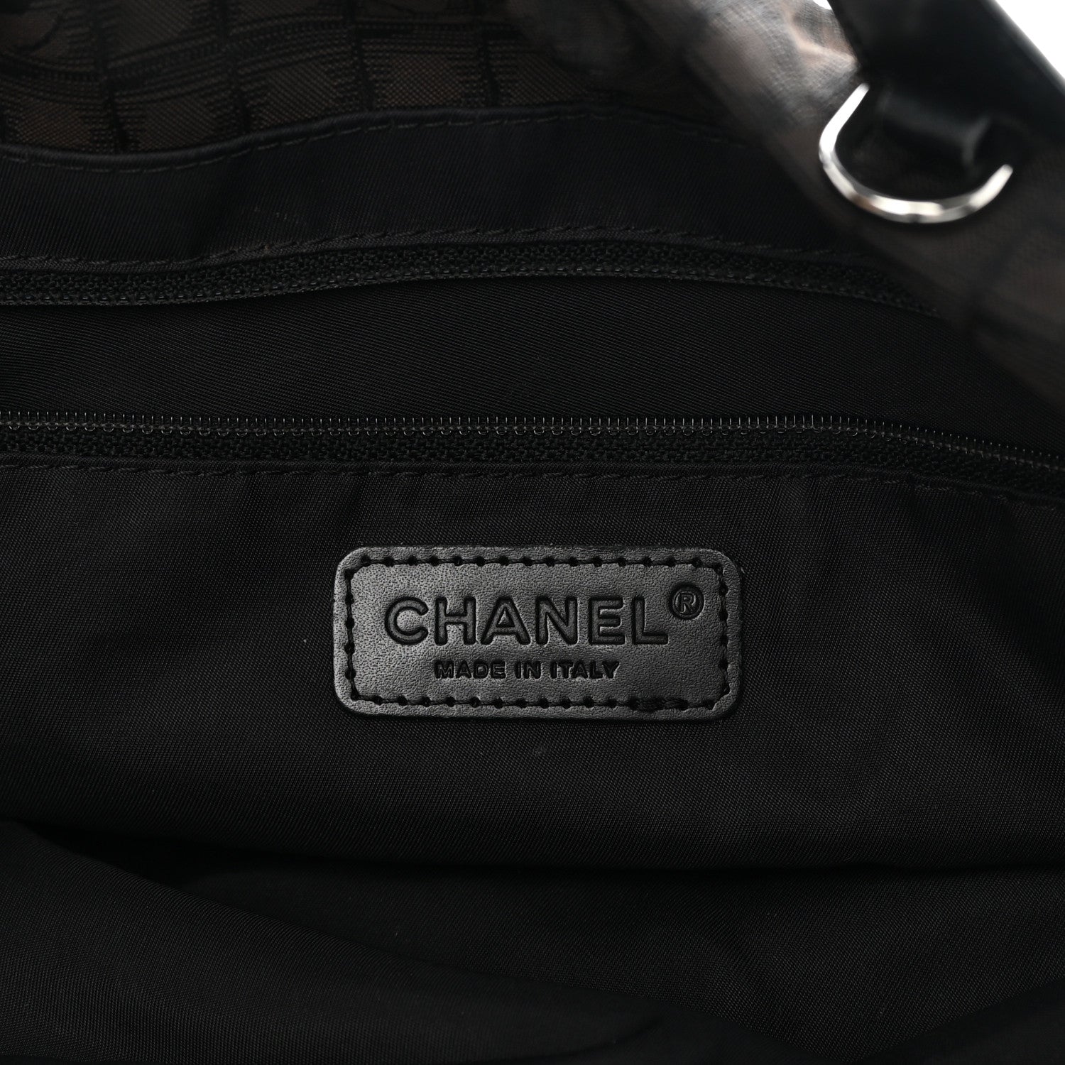 Chanel Nylon Travel Convertible Tote Black 7 of 20