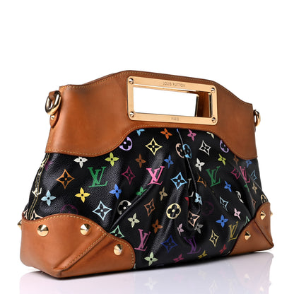 Louis Vuitton Monogram Multicolor Judy MM Black 2 of 7