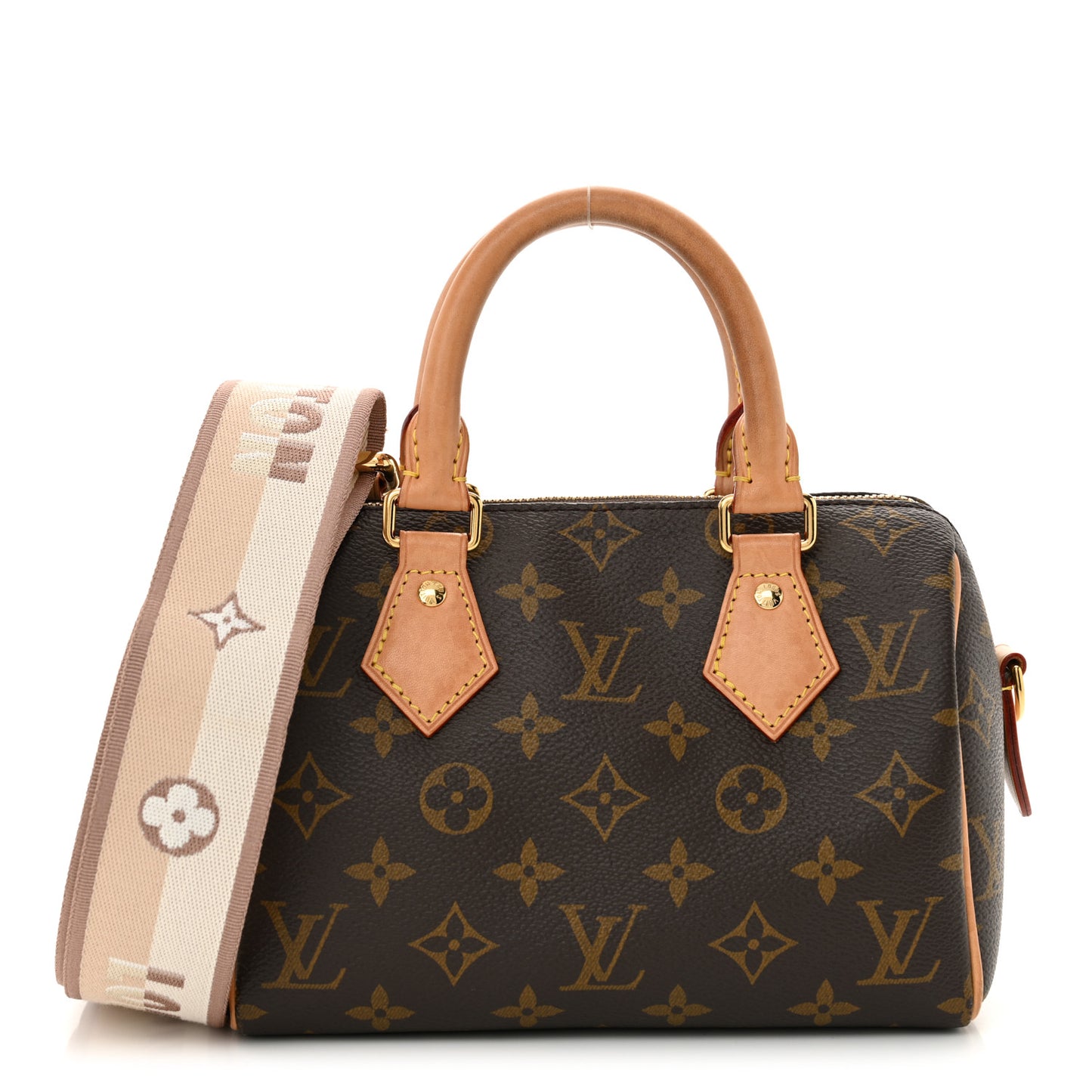 Monogram Speedy Bandouliere 20 Beige