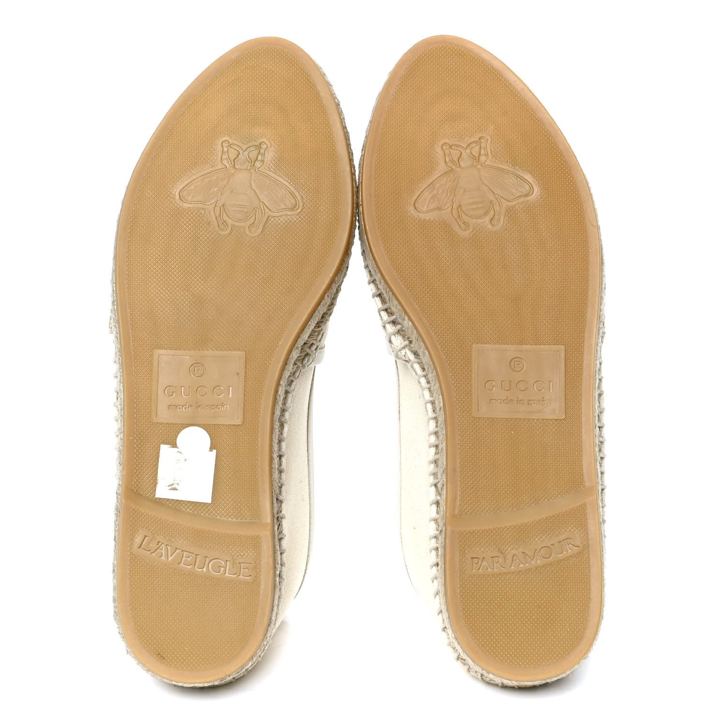 Canvas Logo Espadrilles 35 Greggio White